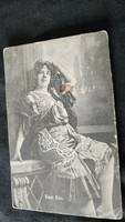 Zsza Fedák Sári prima donna actress heart artist photo sheet approx. 1898
