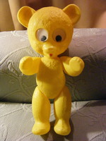 Retro plastic toy bear 33 cm