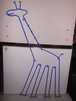 Hanger - giraffe - 106 x 68 cm - 12 pcs - 3 cm hanger - brand new - strong - not only for children!