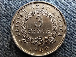 Brit Nyugat-Afrika VI. György (1936-1952) 3 penny 1940 H (id68698)