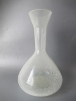 Ritkaság. Nagyméretű fátolyüveg váza (29 cm), Karcag, vagy Berekfürdő