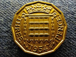 Anglia II. Erzsébet (1952-) 3 Penny 1954 (id20708)