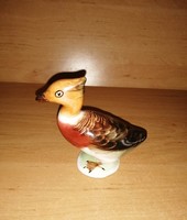 Bodrogkeresztúr ceramic bird figurine 9 cm (po-2)
