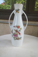 Hollóházi porcelán váza 36 cm