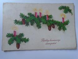 D195613  Karácsonyi   képeslap 1940k