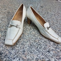 Gabor brand white leather shoes 41.5