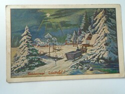 D195603  Karácsonyi   képeslap 1940k