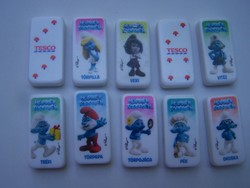 10-piece dominoes in one set with figures of Huppies and Dwarfs, released by Tesco