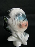 Porcelán színes tengeri hal diszkoszhal