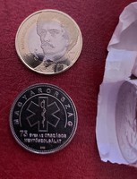 2023. Annual Sándor Petőfi 200 forints and 75-year-old national ambulance service 50 forints (from Rolni)