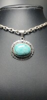 Exclusive turquoise pendant for individuals. With certification!