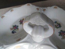 Három kamrás porcelán kínáló - jrjs / román
