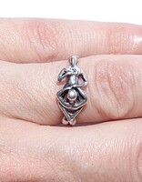 Erotikus jelenetes 925-ös ezüst gyűrű