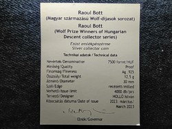 Magyarország Raoul Bott 2023 tanúsítvány (id78045)