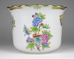 1M796 Viktória mintás Herendi porcelán kaspó