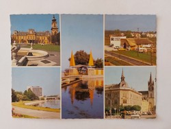 Old postcard retro photo postcard Keszthely camping castrum