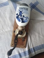 Fali kávé daráló -  antik jelleggel