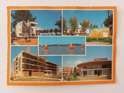 Old postcard Balaton retro photo postcard Zamárdi