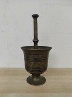 Antique apothecary kitchen tool bronze mortar pharmacist's tool 18th - 19th century 883 7432