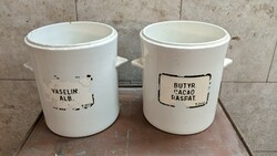 Porcelain apothecary jar (max. 25 Cm)