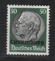 Német megszállás 0021 (Luxemburg) Mi 13 postatiszta     4,00 Euró