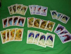 Retro disney - princesses game card in one as shown in the pictures