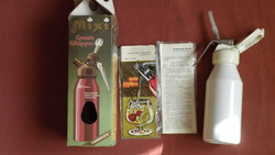 In a foam siphon box, instructions for use, recipes, 0.5 l, excellent