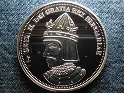 Királyi Koronák Utánveretben II. Géza 5 korona .999 ezüst PP (id57468)