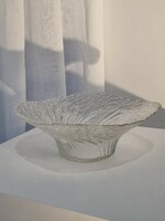 Large Finnish glass bowl designed for Pertti Kallioinen (1462)