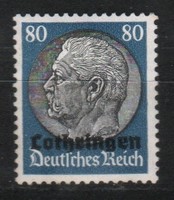 Német megszállás 0029 (Lotharingia) Mi 115 postatiszta     7,00 Euró