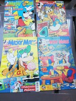 WALT DISNEY - Mickey Mouse -MIKI EGÉR képregényes újságok 4 db-német