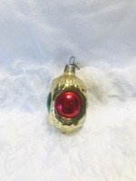 Retro glass Christmas tree decoration, lamp