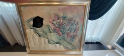 Hatalmas kortárs festőművész 140x120cm
