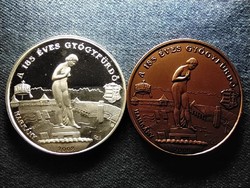Harkány - the 185-year-old spa 2008 commemorative medal silver and bronze (id69432)