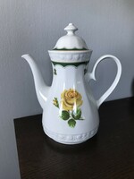 Nagyon szép Bavaria sárga rózsás teáskanna teás kanna kiöntő