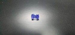 Tanzanit 1.24 cts. Téglalap Alakú. Certifikációval. Grátisz Postával.
