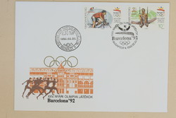 XXV. Nyári Olimpiai Játékok - Barcelona '92 - Elsőnapi bélyegzés - FDC - 1992