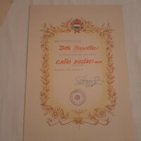 Presidential Commendation of the National Water Agency 1968