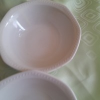 Schirnding kompotos fehér tányér  párban