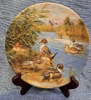 Wild duck porcelain plate, hunter wall plate 2 (l3822)