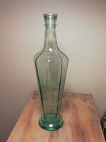 Kékes-zöld üveg palack