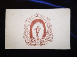 3 db. Vintage díszzsebkendő Johann Strauss mappában
