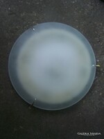 Ceiling light fixture. Opal glass with shade, e27 standard socket, diameter 32 cm