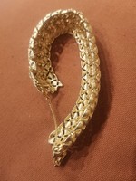 Vintage monet gold weave bracelet 1980s original