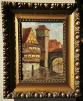 Gimes Lajos (1886-1945) : Nürnberg 1929 / Weinstadel