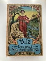 Das neue Naturheilverfahren / antik német orvosi köny, szecessziós borítóval litho képekkel