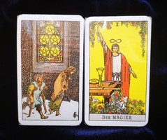 Gypsy card / divination card / seed card - rider-waite-tarot in German