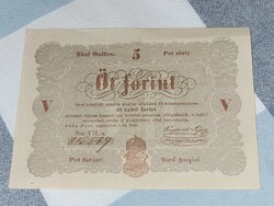 Öt Forint 1848 kiváló állapotban
