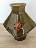Ditmar urbach glazed ceramic vase, rondo 1972 - collector's item