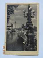 Régi képeslap: Budapesr, Városliget (1958)